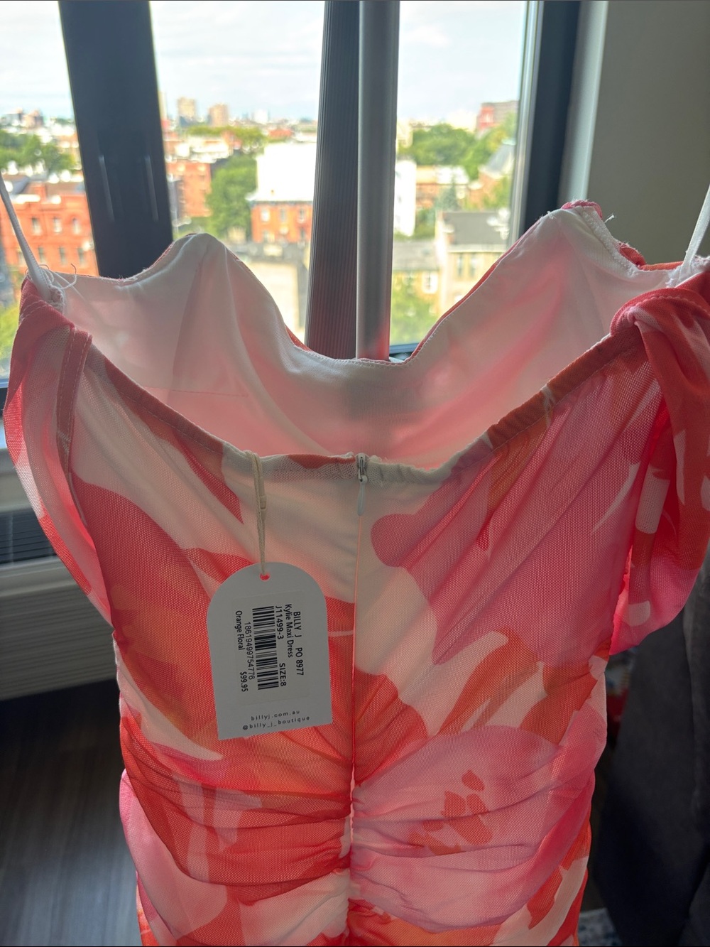 Ruched Maxi Dress NWT - Picture 4 of 5